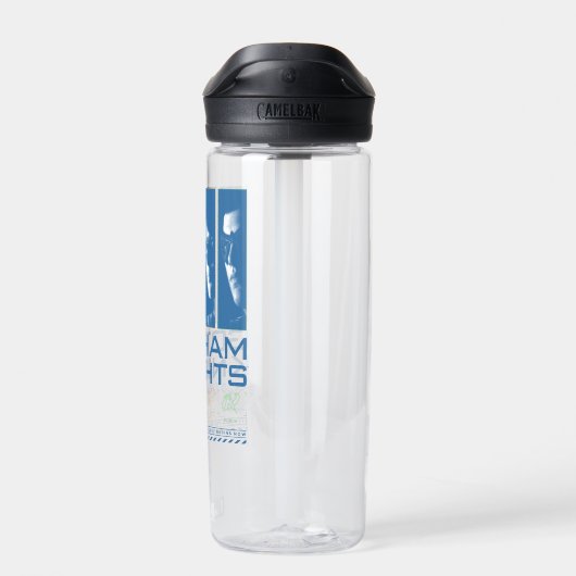 Gotham Knights Gezichtspanelen Waterfles (Achterkant)