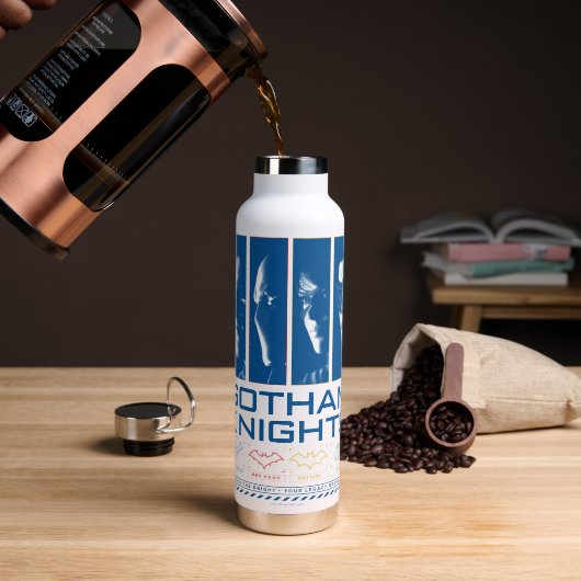 Gotham Knights Gezichtspanelen Waterfles (Koffie)