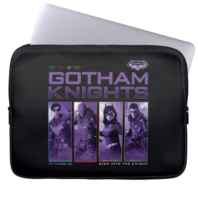Gotham Knights Hero Panels Laptop Sleeve (Voorkant)