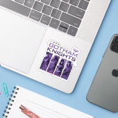 Gotham Knights Hero Panels Sticker (Laptop met iPhone)