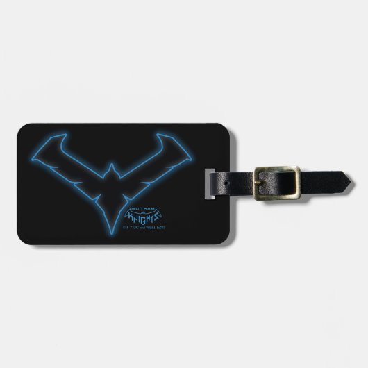 Gotham Knights Nachtelijke Logo Bagagelabel (Voorkant horizontaal)