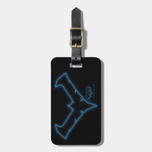 Gotham Knights Nachtelijke Logo Bagagelabel (Voorkant verticaal)