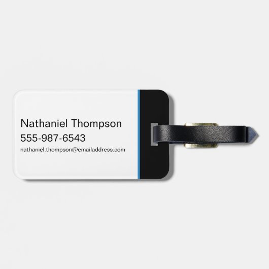 Gotham Knights Nachtelijke Logo Bagagelabel (Achterkant horizontaal)