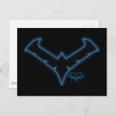 Gotham Knights Nachtelijke Logo Briefkaart (Voorkant / Achterkant)