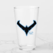 Gotham Knights Nachtelijke Logo Glas (Voorkant)
