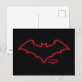 Gotham Knights Red Hood Logo Briefkaart (Voorkant / Achterkant)