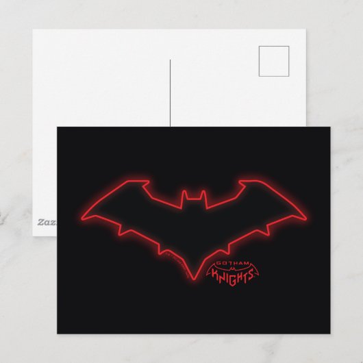 Gotham Knights Red Hood Logo Briefkaart (Voorkant / Achterkant)