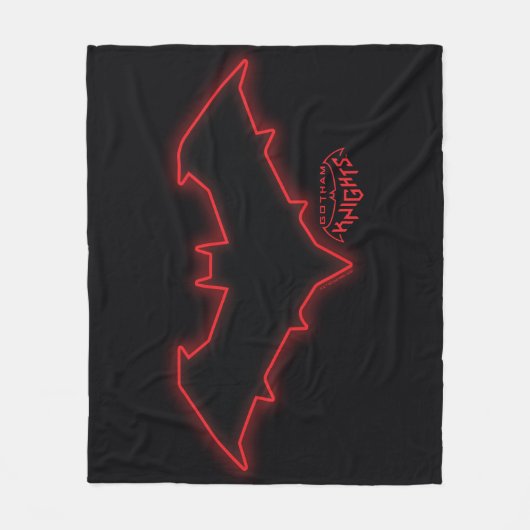 Gotham Knights Red Hood Logo Fleece Deken (Voorkant)