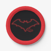 Gotham Knights Red Hood Logo Papieren Bordje (Voorkant)
