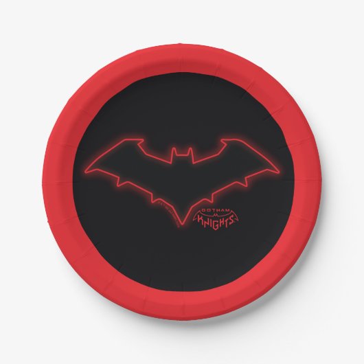 Gotham Knights Red Hood Logo Papieren Bordje (Voorkant)