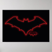 Gotham Knights Red Hood Logo Poster (Voorkant)