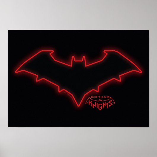 Gotham Knights Red Hood Logo Poster (Voorkant)
