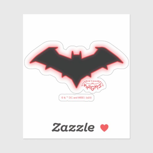 Gotham Knights Red Hood Logo Sticker (Vel)