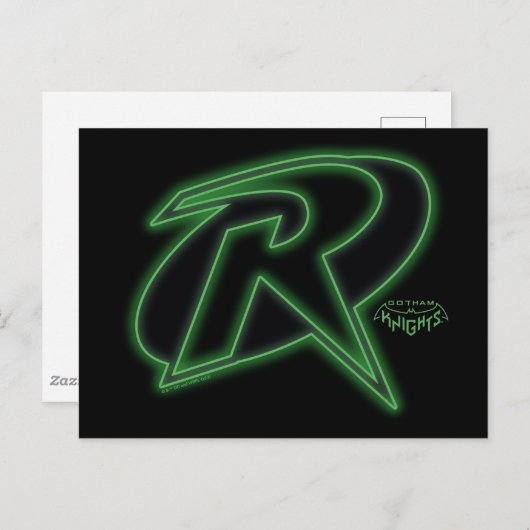 Gotham Knights Robin Logo Briefkaart (Voorkant / Achterkant)