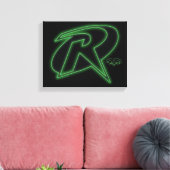 Gotham Knights Robin Logo Canvas Afdruk (Insitu (Woonkamer))
