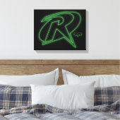 Gotham Knights Robin Logo Canvas Afdruk (Insitu (Slaapkamer))