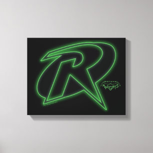 Gotham Knights Robin Logo Canvas Afdruk