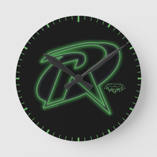 Gotham Knights Robin Logo Ronde Klok (Voorkant)