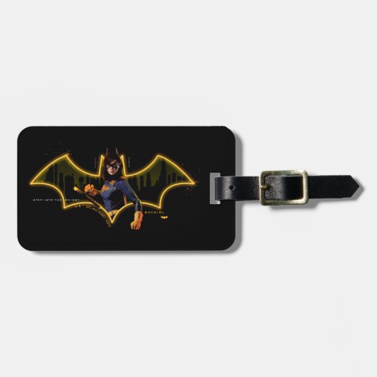 Gotham Ridders Batgirl in Logo Bagagelabel (Voorkant horizontaal)