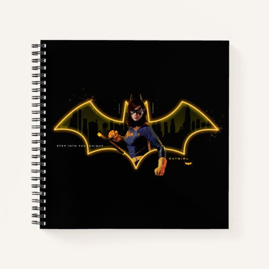 Gotham Ridders Batgirl in Logo Notitieboek (Voorkant)