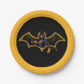 Gotham Ridders Batgirl in Logo Papieren Bordje (Voorkant)