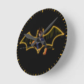 Gotham Ridders Batgirl in Logo Ronde Klok (Hoek)