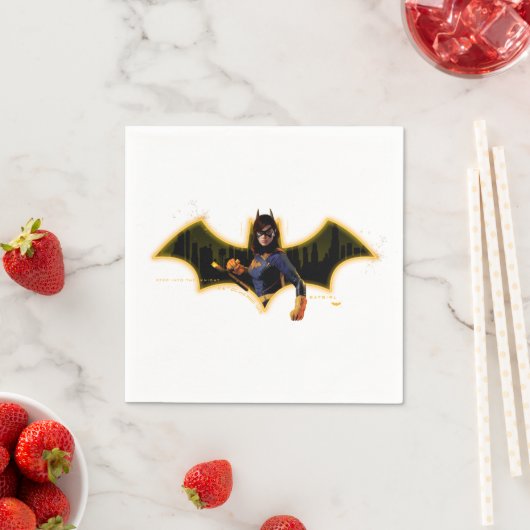 Gotham Ridders Batgirl in Logo Servet (Insitu)