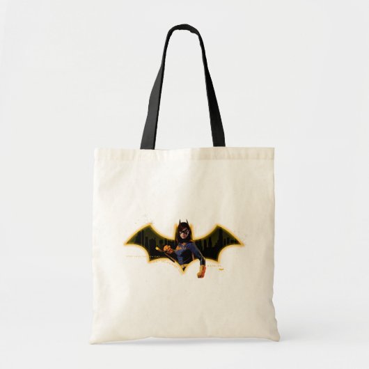 Gotham Ridders Batgirl in Logo Tote Bag (Voorkant)