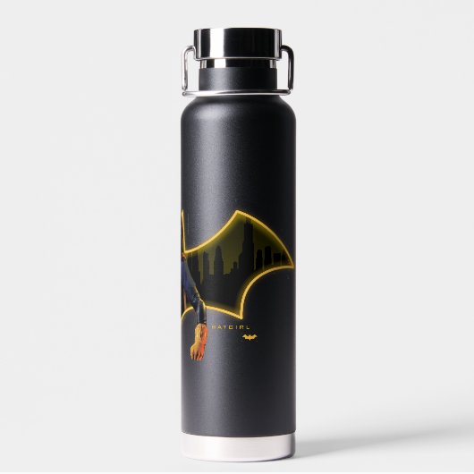 Gotham Ridders Batgirl in Logo Waterfles (Achterkant)