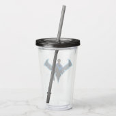 Gotham Ridders Nightwing in Logo Acryl Drinkbeker (Achterkant)