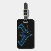 Gotham Ridders Nightwing in Logo Bagagelabel (Voorkant verticaal)