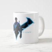 Gotham Ridders Nightwing in Logo Grote Koffiekop (Voorkant rechts)