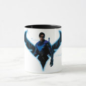 Gotham Ridders Nightwing in Logo Mok (Midden)