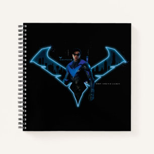 Gotham Ridders Nightwing in Logo Notitieboek