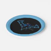 Gotham Ridders Nightwing in Logo Papieren Bordje (Gekanteld)