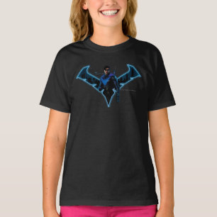 Gotham Ridders Nightwing in Logo T-shirt