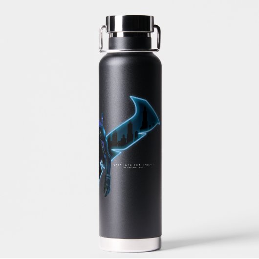 Gotham Ridders Nightwing in Logo Waterfles (Achterkant)