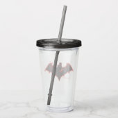 Gotham Ridders Red Hood in Logo Acryl Drinkbeker (Achterkant)