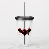 Gotham Ridders Red Hood in Logo Acryl Drinkbeker (Voorkant)