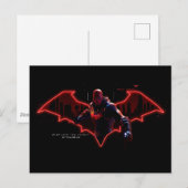 Gotham Ridders Red Hood in Logo Briefkaart (Voorkant / Achterkant)