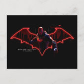 Gotham Ridders Red Hood in Logo Briefkaart (Voorkant)