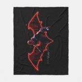 Gotham Ridders Red Hood in Logo Fleece Deken (Voorkant)