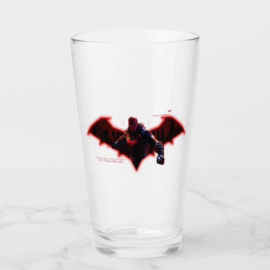 Gotham Ridders Red Hood in Logo Glas (Voorkant)