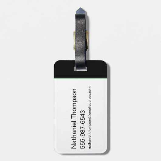 Gotham Ridders Robin in Logo Bagagelabel (Achterkant verticaal)