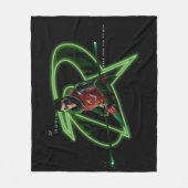 Gotham Ridders Robin in Logo Fleece Deken (Voorkant)