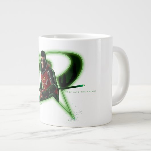 Gotham Ridders Robin in Logo Grote Koffiekop (Voorkant rechts)