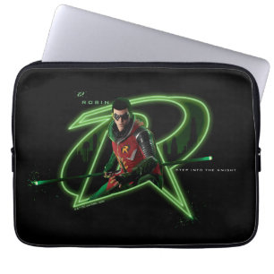 Gotham Ridders Robin in Logo Laptop Sleeve