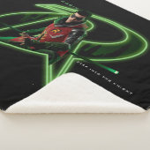 Gotham Ridders Robin in Logo Sherpa Deken (3/4)