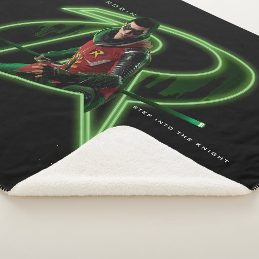 Gotham Ridders Robin in Logo Sherpa Deken (3/4)