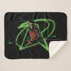 Gotham Ridders Robin in Logo Sherpa Deken